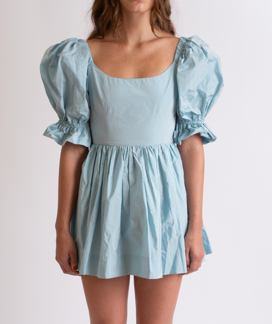 Party Dress in Blue Bird