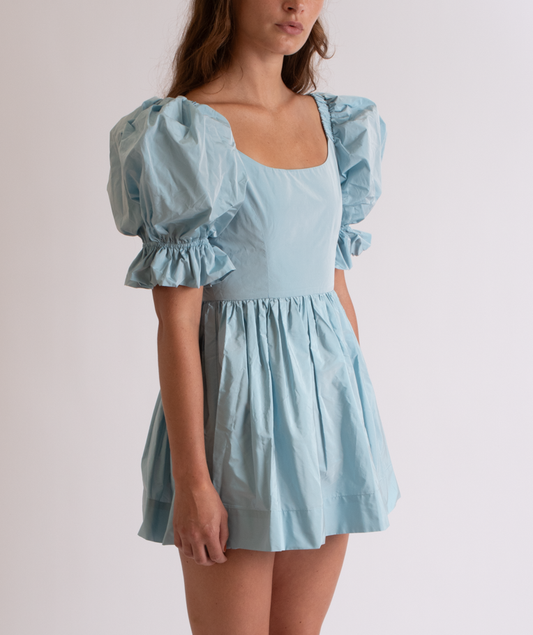 Party Dress in Blue Bird