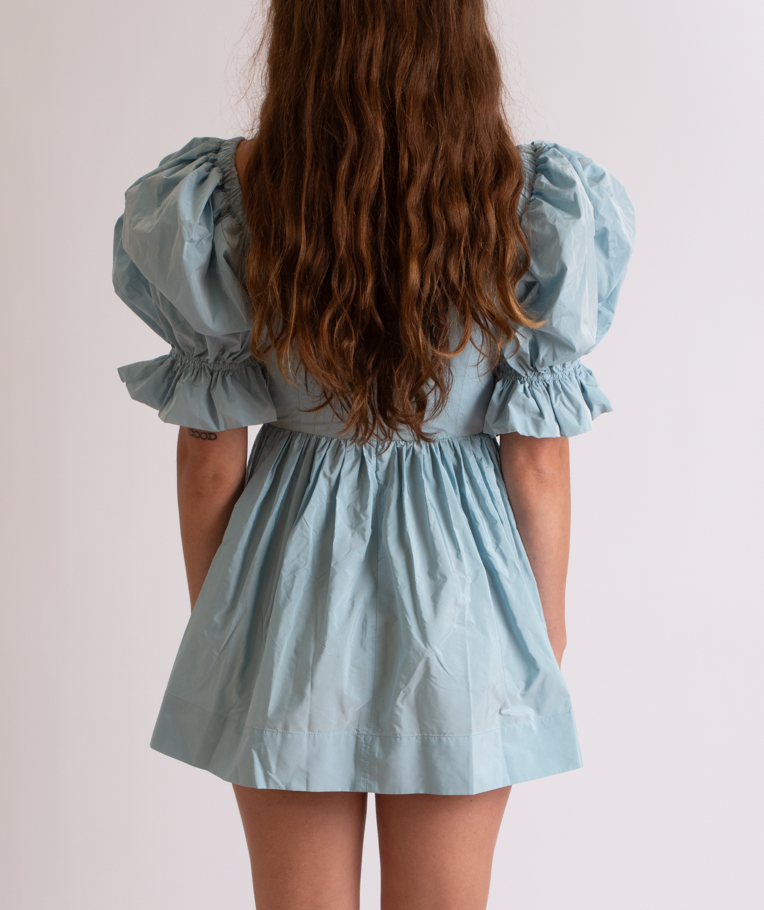 Party Dress in Blue Bird