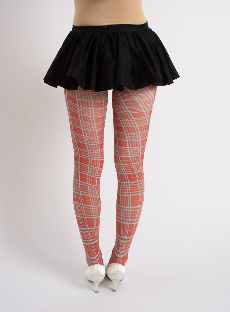 Play Tights in Red Plaid