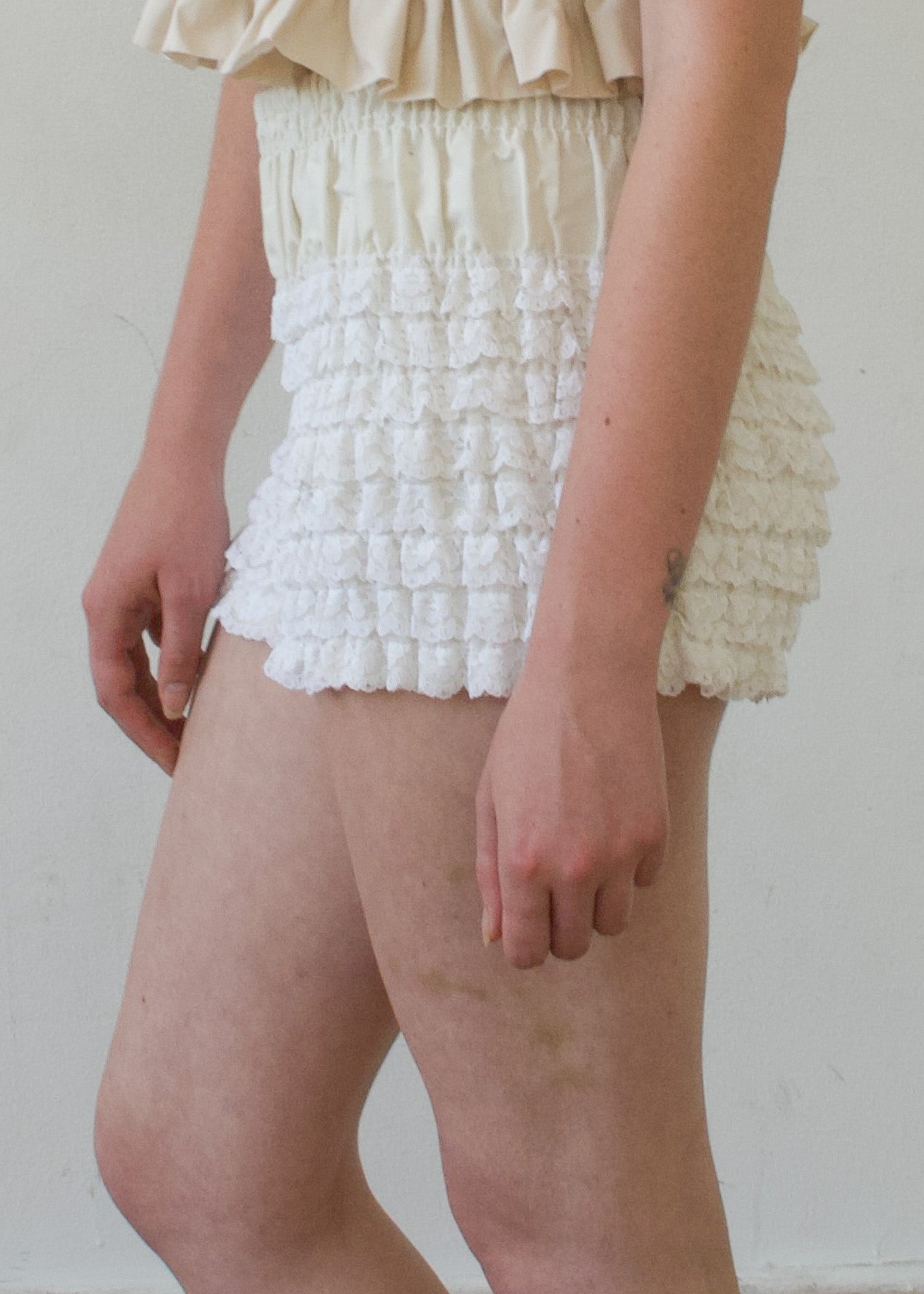 Bloomer in Ivory Cotton
