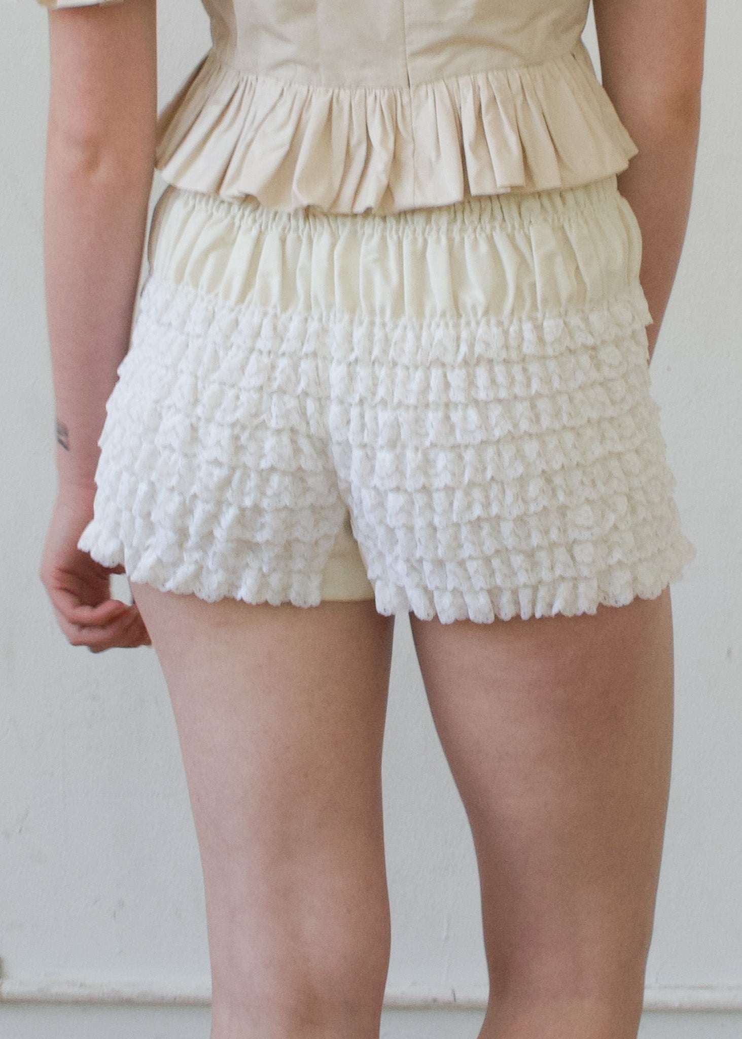 Bloomer in Ivory Cotton