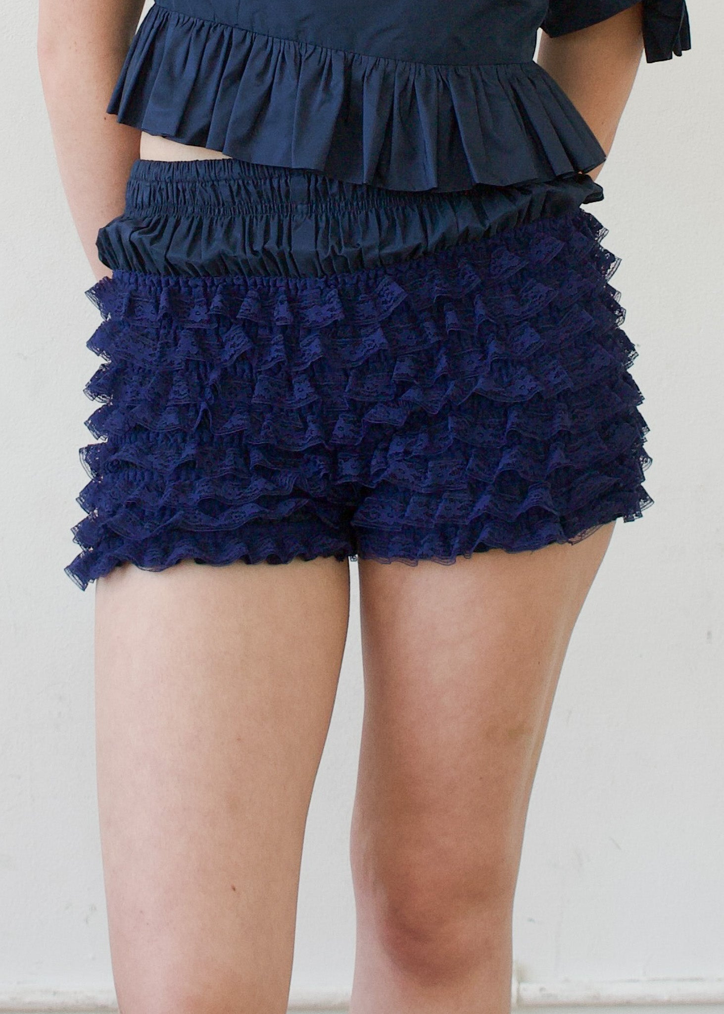 Bloomer in Navy Cotton