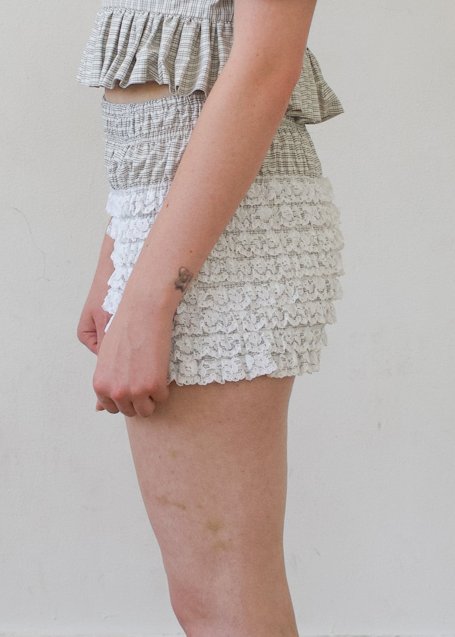 Bloomer in Plaid Cotton