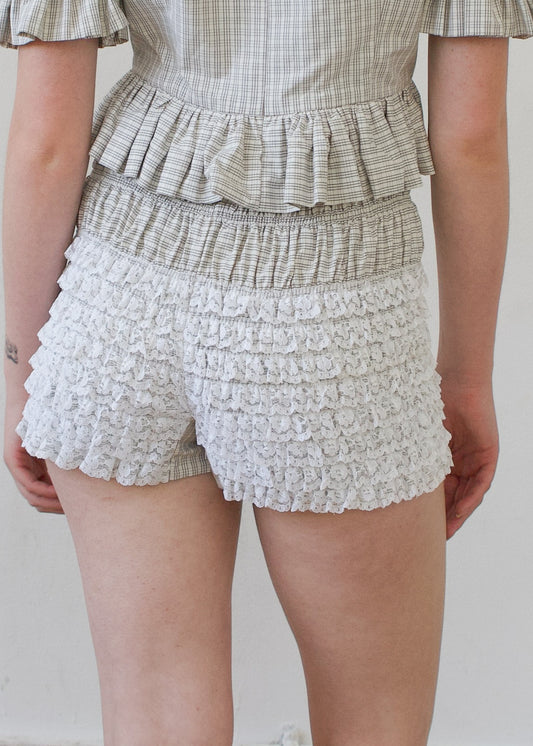 Bloomer in Plaid Cotton