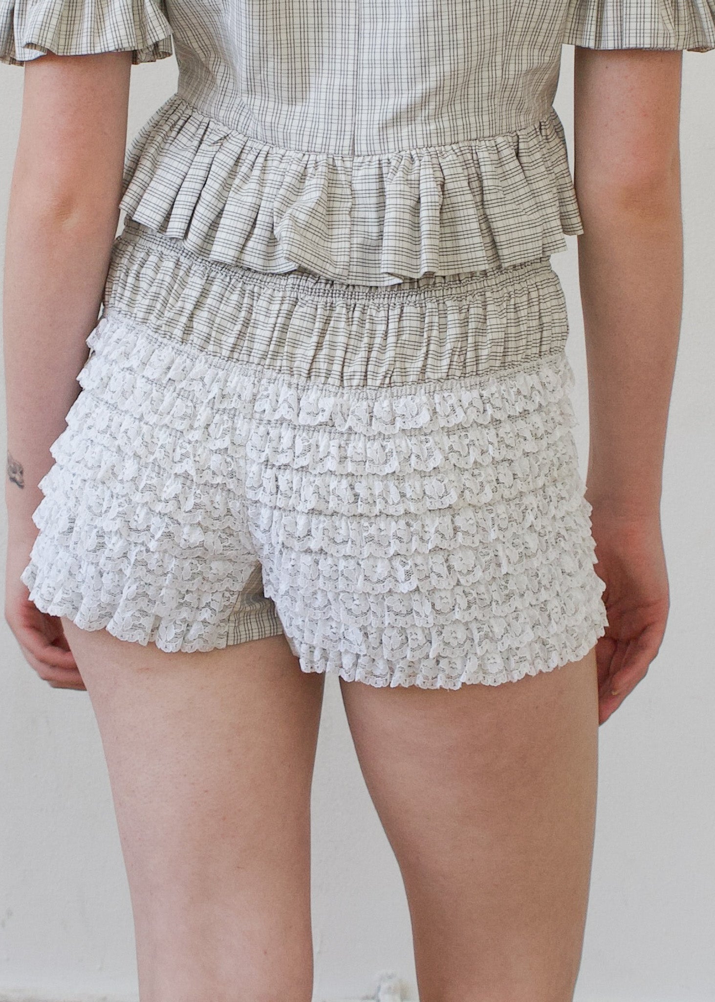 Bloomer in Plaid Cotton